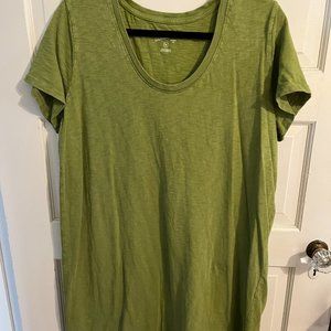 Women's Short Sleeve T-Shirt Dress - Universal Thread™ Green XXL
